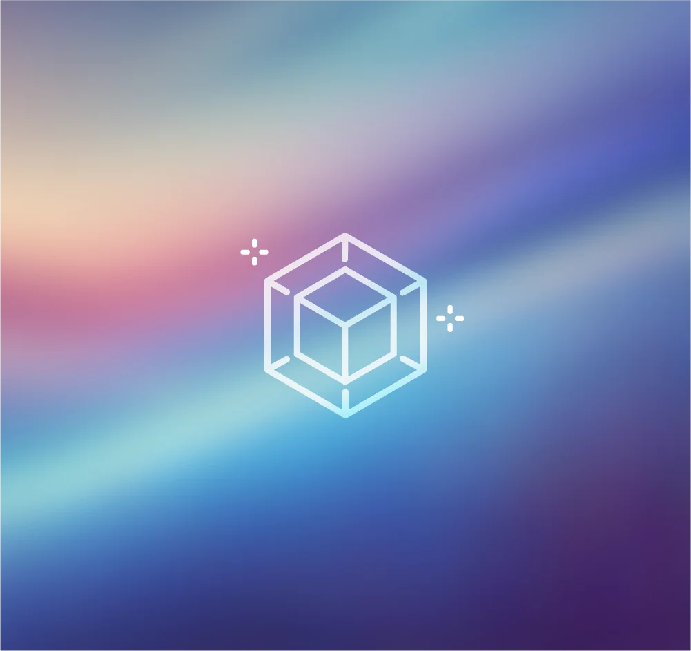 4D Pedagogy Icon on Gradient Background